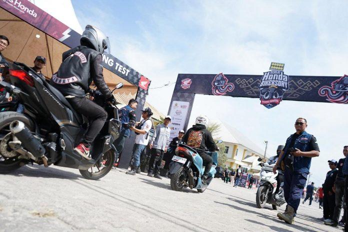 Disambut Antusias, Ribuan Bikers Honda Bersatu di HBD Regional 3 Pulau