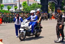 Tak Hanya Siaga untuk Negeri, Indako Gaungkan #cari_aman Bersama Prajurit Kodam I/BB